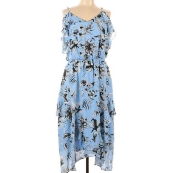 NWOT Flowy Blue Floral Dress from Parker - Picture 1 of 5